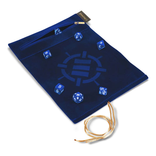 Enhance Tabletop Roll on a Scroll Würfeltasche mit Würfel Blau  - Preorder - ETA: 17.10.2025
