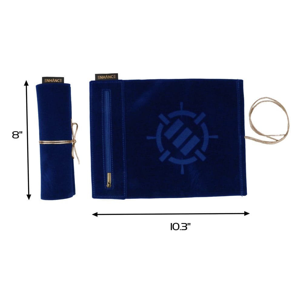 Enhance Tabletop Roll on a Scroll Würfeltasche mit Würfel Blau  - Preorder - ETA: 17.10.2025