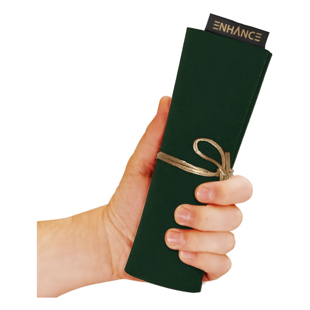 Enhance Tabletop Roll on a Scroll Würfeltasche mit Würfel Grün  - Preorder - ETA: 02.10.2025