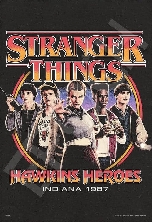 Stranger Things Puzzle 1000 Teile Hawkins Heroes - Versand: 7 Tage nach Bestellung