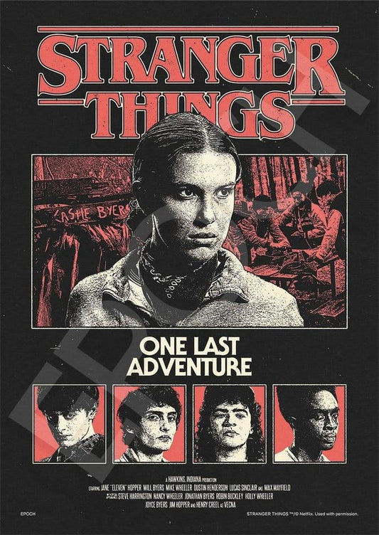 Stranger Things Puzzle 500 Teile One Last Adventure - Versand: 7 Tage nach Bestellung