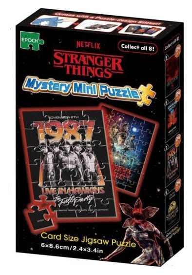 Stranger Things Mystery Mini-Puzzle Display (8) - Versand: 7 Tage nach Bestellung