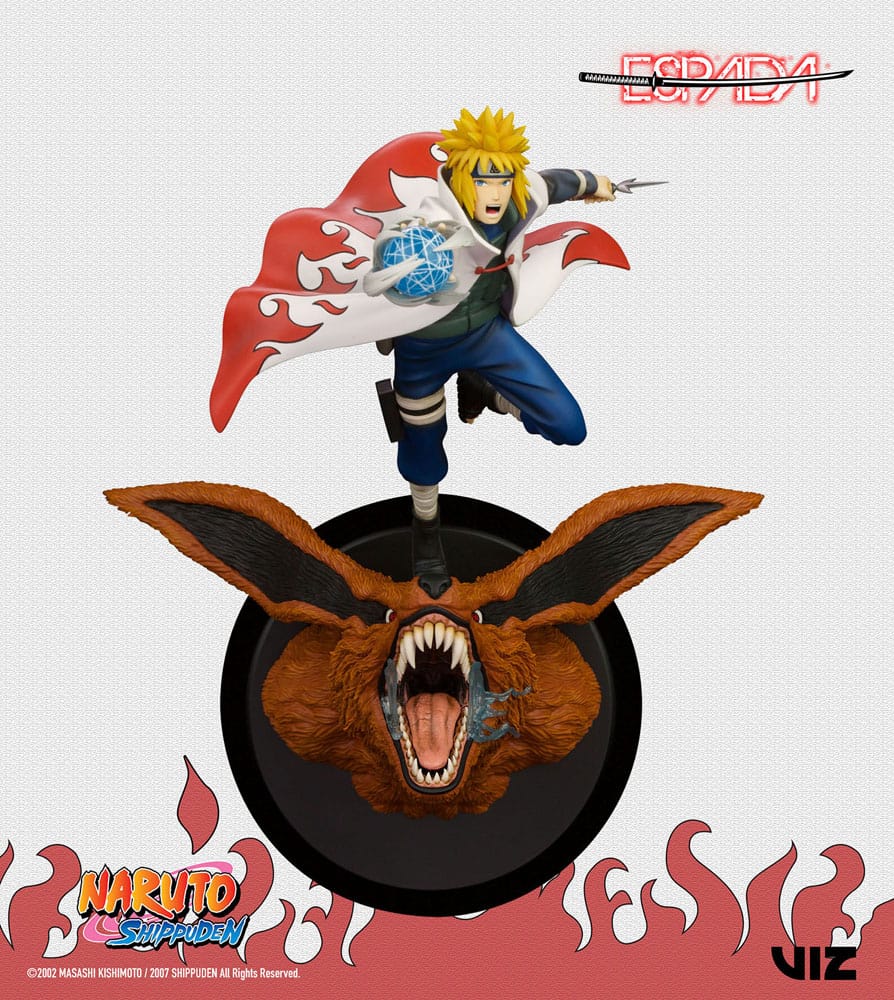 Naruto Shippuden PVC Statue 1/8 Minato Namikaze Vs Nine Tailed Fox 41 cm - Preorder - ETA: Ende 04.2025