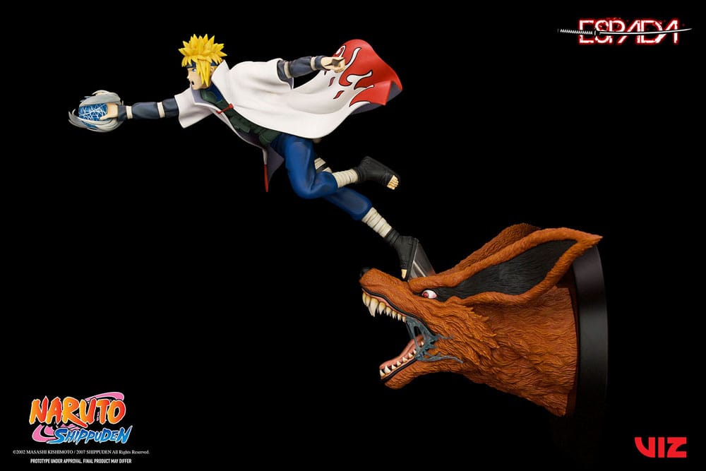 Naruto Shippuden PVC Statue 1/8 Minato Namikaze Vs Nine Tailed Fox 41 cm - Preorder - ETA: Ende 04.2025