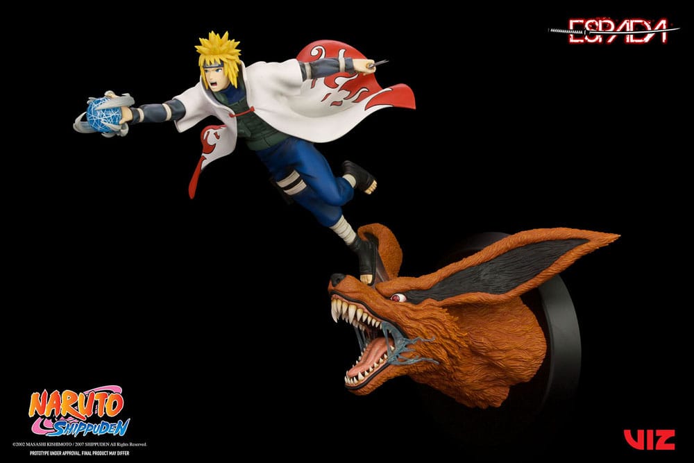 Naruto Shippuden PVC Statue 1/8 Minato Namikaze Vs Nine Tailed Fox 41 cm - Preorder - ETA: Ende 04.2025