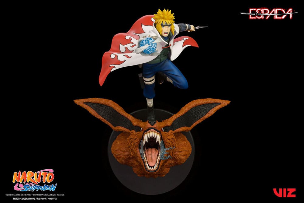 Naruto Shippuden PVC Statue 1/8 Minato Namikaze Vs Nine Tailed Fox 41 cm - Preorder - ETA: Ende 04.2025