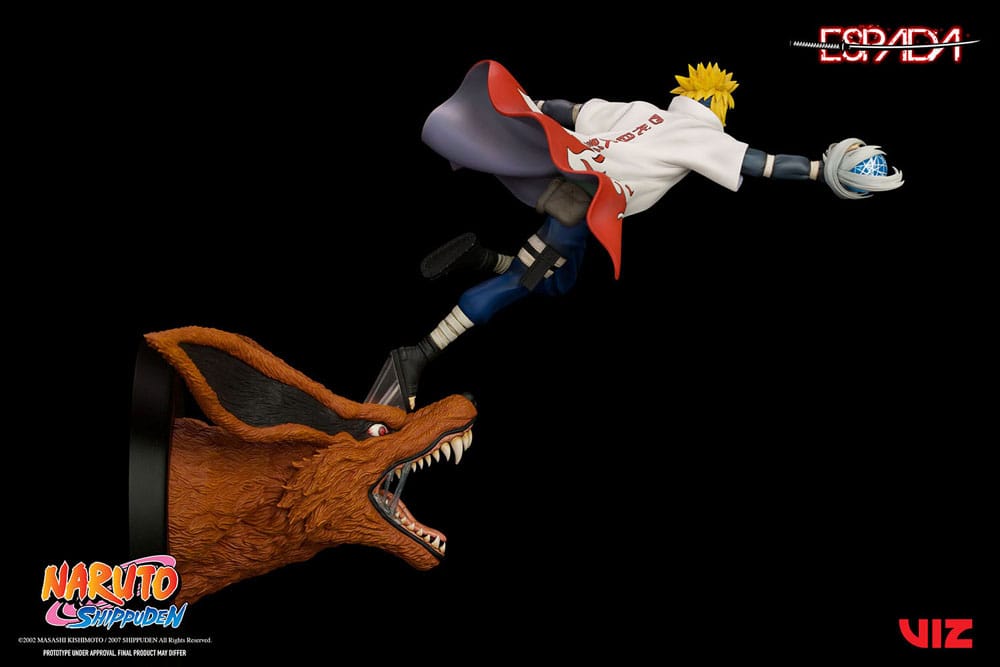 Naruto Shippuden PVC Statue 1/8 Minato Namikaze Vs Nine Tailed Fox 41 cm - Preorder - ETA: Ende 04.2025