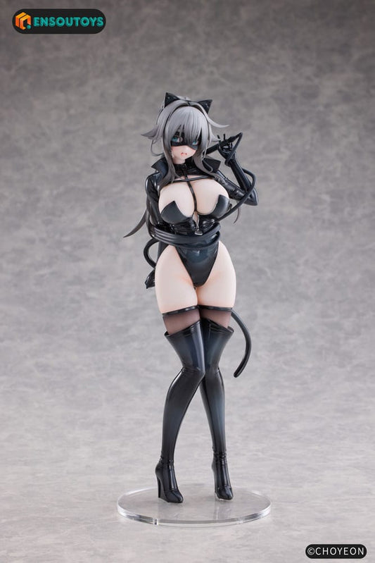 Original Character Statue 1/6 Cat Woman Happy-chan Different Color Edition 27 cm - Preorder - ETA: 25.04.2026