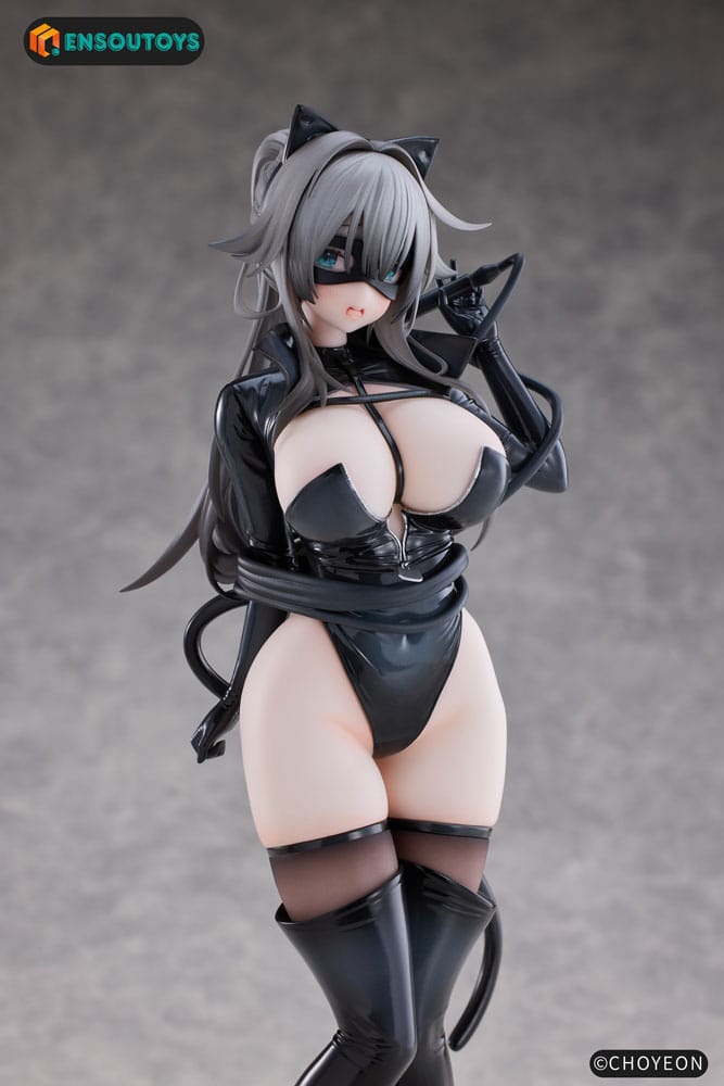 Original Character Statue 1/6 Cat Woman Happy-chan Different Color Edition 27 cm - Preorder - ETA: 25.04.2026