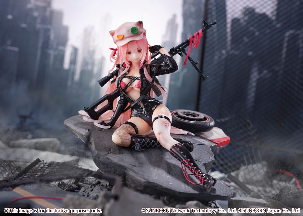 Girls' Frontline SHIBUYA SCRAMBLE FIGURE PVC Statue 1/7 UKM-2000 Gale Lightning -Wounded Ver.- 20 cm - Versand: 5-7 Tage nach Bestellung