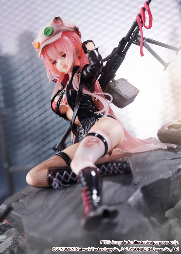 Girls' Frontline SHIBUYA SCRAMBLE FIGURE PVC Statue 1/7 UKM-2000 Gale Lightning -Wounded Ver.- 20 cm - Versand: 5-7 Tage nach Bestellung