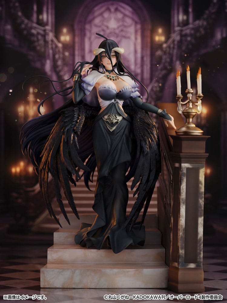 Overlord SHIBUYA SCRAMBLE FIGURE PVC Statue 1/7 Albedo Jet Black Dress Ver. 28 cm - Preorder - ETA: Ende 02.2026