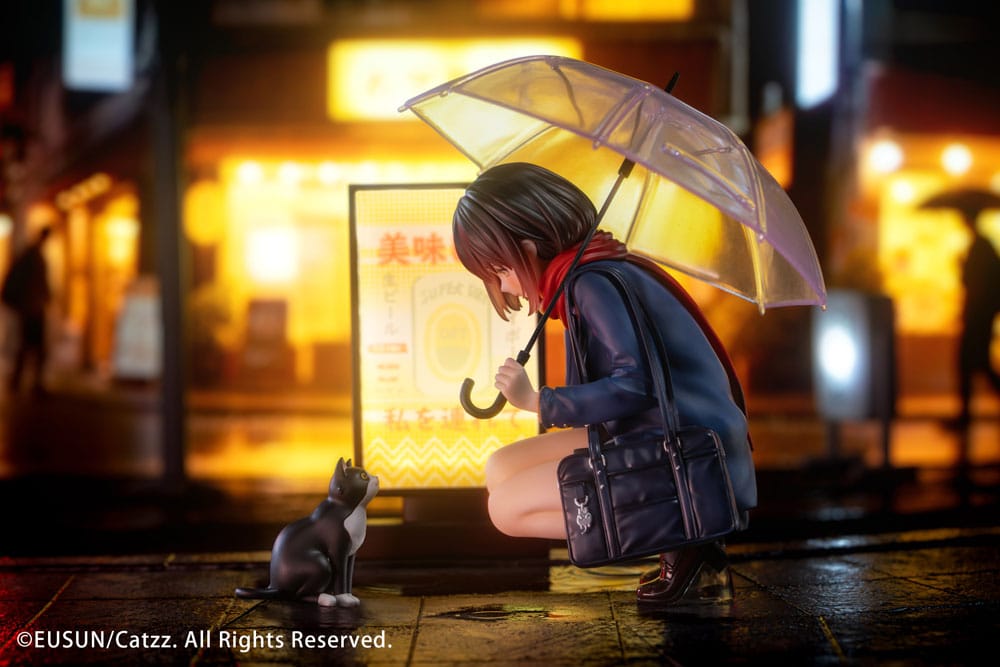 Original Character Statue 1/7 Rainy Day - Meeting Illustrated by Catzz 16 cm      - Versand: 7 Tage nach Bestellung
