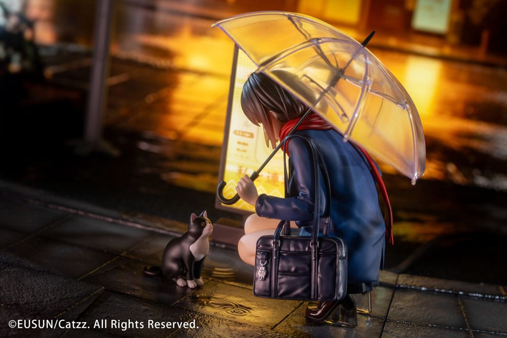 Original Character Statue 1/7 Rainy Day - Meeting Illustrated by Catzz 16 cm      - Versand: 7 Tage nach Bestellung