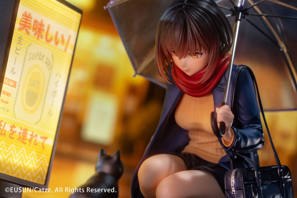 Original Character Statue 1/7 Rainy Day - Meeting Illustrated by Catzz 16 cm      - Versand: 7 Tage nach Bestellung