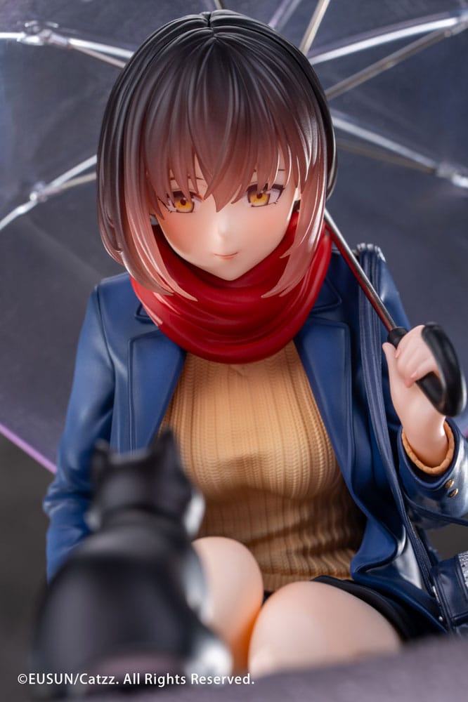 Original Character Statue 1/7 Rainy Day - Meeting Illustrated by Catzz 16 cm      - Versand: 7 Tage nach Bestellung
