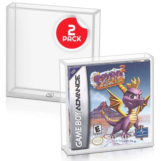 Acrylgehäuse 2er-Pack für Gameboy/Gameboy Advance Spiele      - Versand: 5-7 Tage nach Bestellung