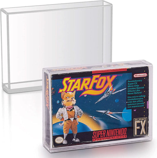 Acrylgehäuse 2er-Pack für SNES/N64 Spiele        - Versand: 5-7 Tage nach Bestellung
