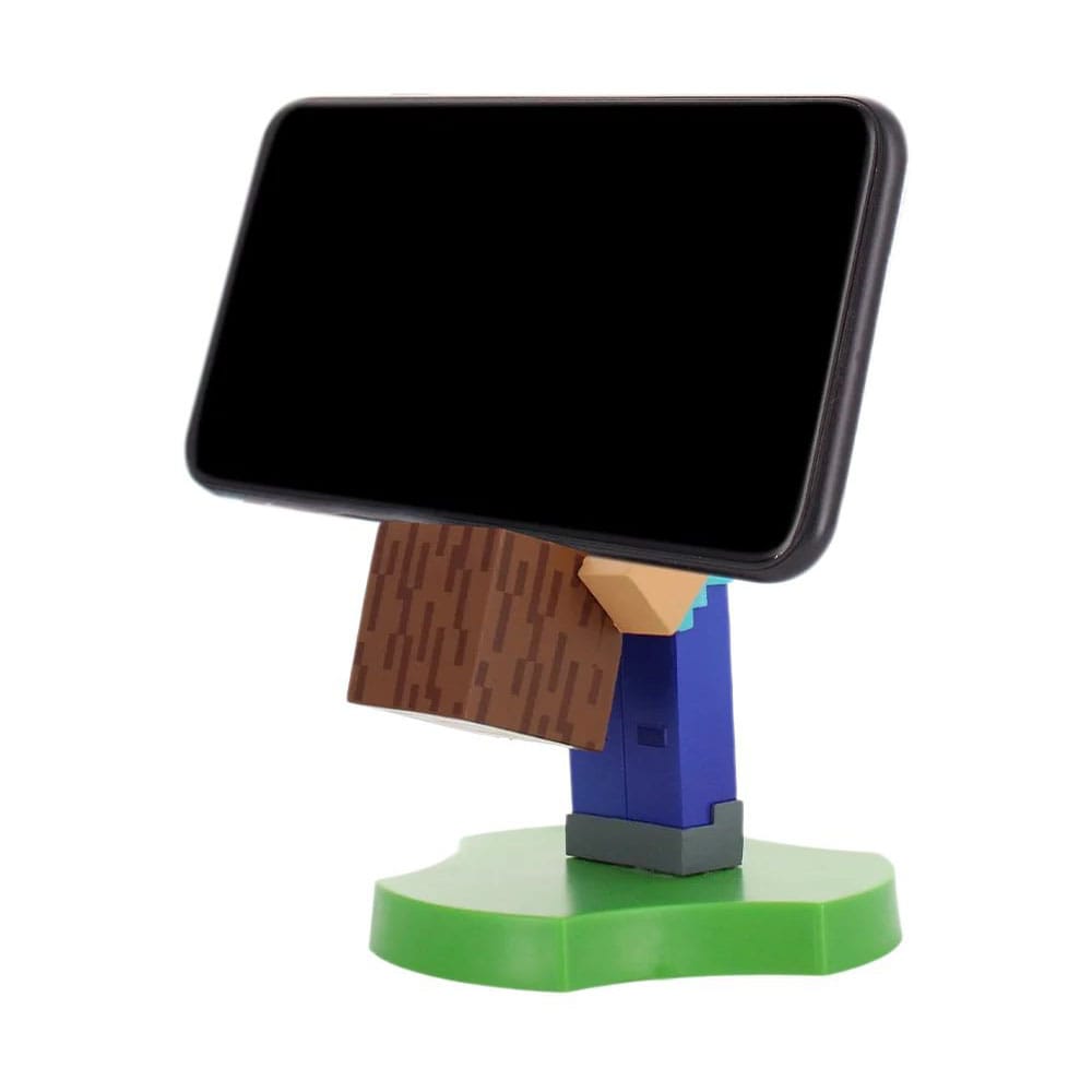Minecraft Cable Guys Mini Lade-Halter  Steve Guys Holdems 11cm - Versand: 5-7 Tage nach Bestellung