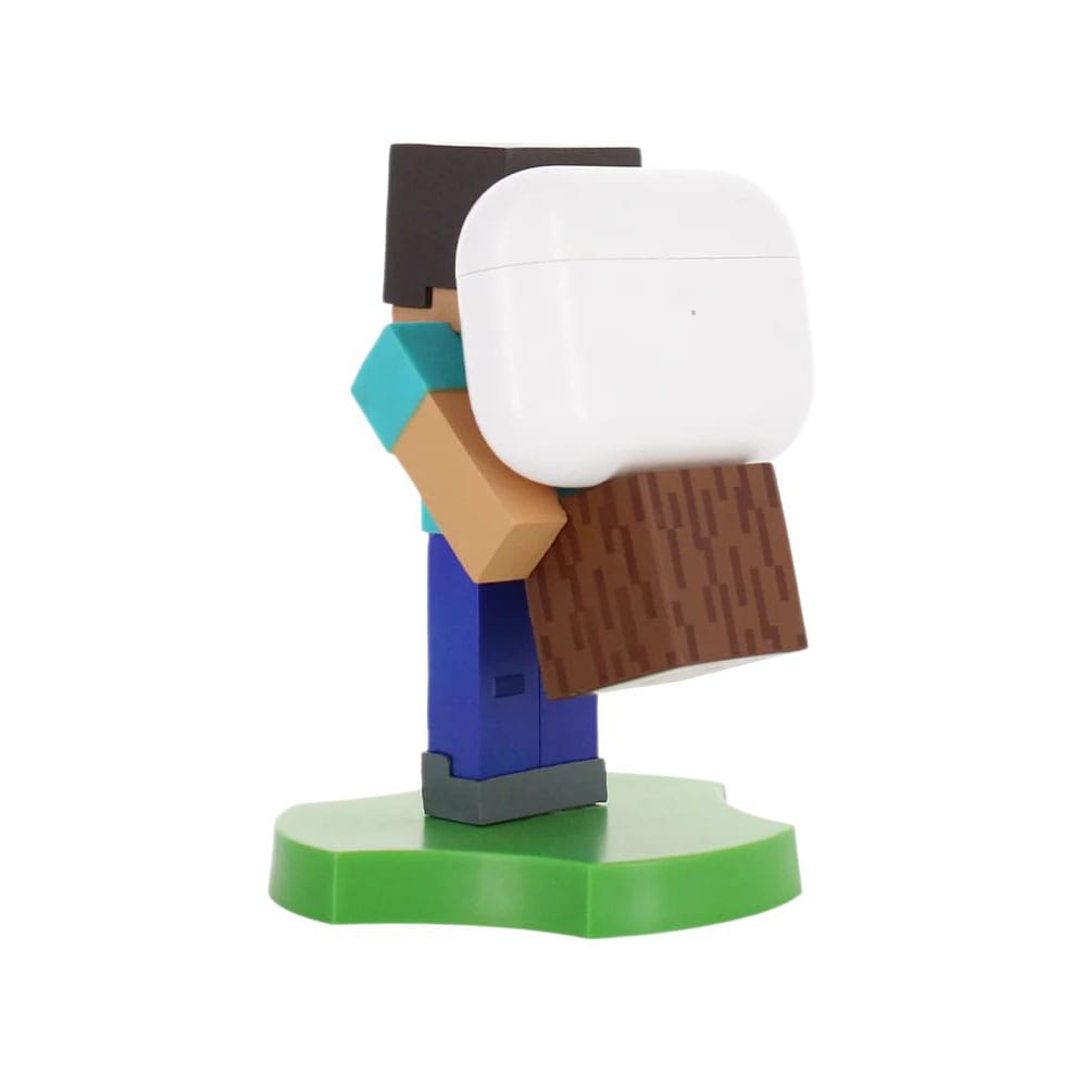 Minecraft Cable Guys Mini Lade-Halter  Steve Guys Holdems 11cm - Versand: 5-7 Tage nach Bestellung