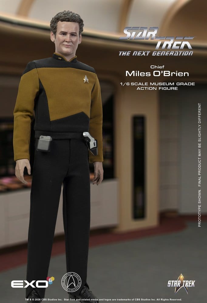 Star Trek: Das nächste Jahrhundert Actionfigur 1/6 Chief Miles O'Brien with Transporter Console 30 cm - Preorder - ETA: 28.02.2027