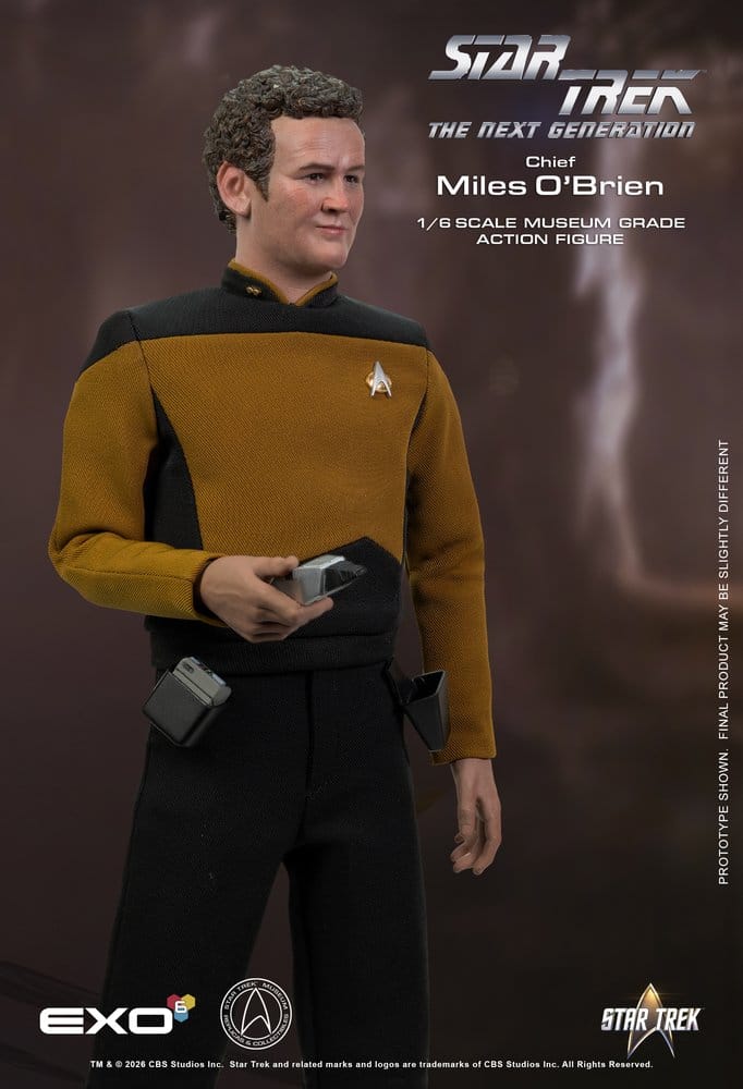 Star Trek: Das nächste Jahrhundert Actionfigur 1/6 Chief Miles O'Brien with Transporter Console 30 cm - Preorder - ETA: 28.02.2027