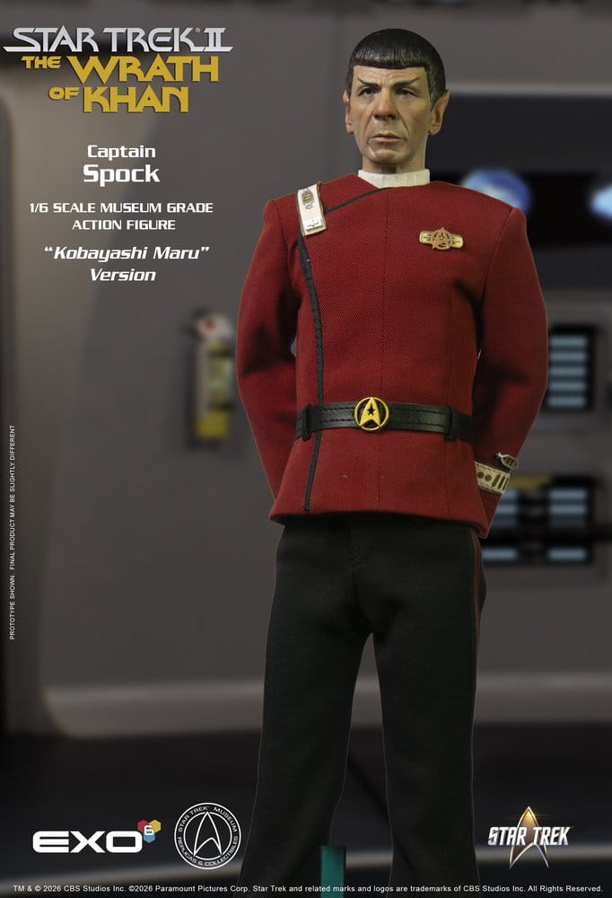 Star Trek: Der Zorn des Khan Actionfigur 1/6 Captain Spock Kobayashi Maru Version 30 cm - Preorder - ETA: 25.02.2027