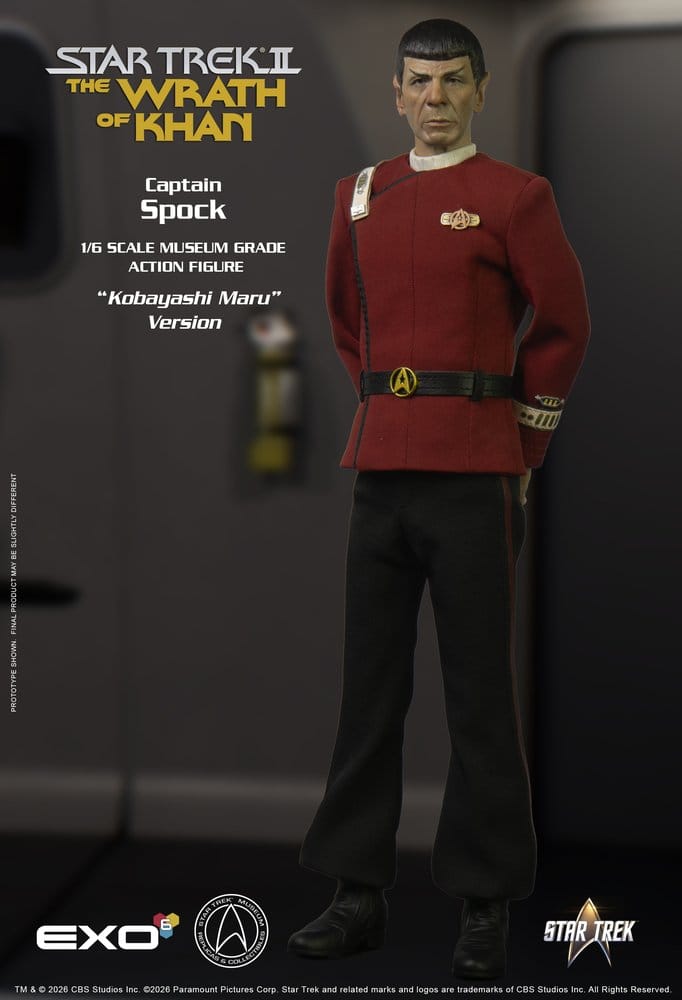 Star Trek: Der Zorn des Khan Actionfigur 1/6 Captain Spock Kobayashi Maru Version 30 cm - Preorder - ETA: 25.02.2027