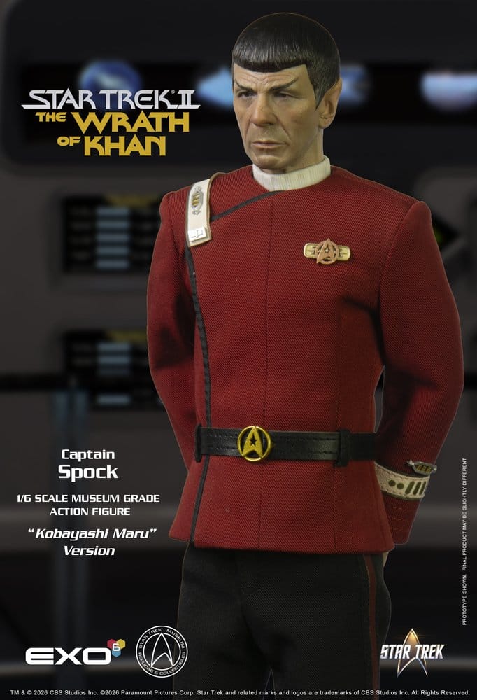 Star Trek: Der Zorn des Khan Actionfigur 1/6 Captain Spock Kobayashi Maru Version 30 cm - Preorder - ETA: 25.02.2027