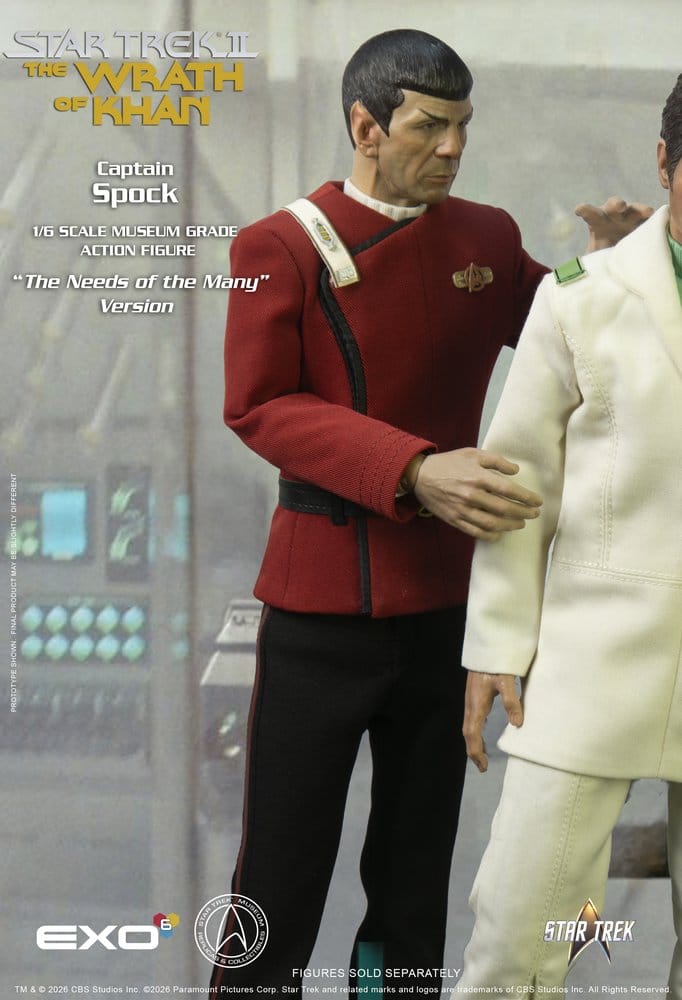 Star Trek: Der Zorn des Khan Actionfigur 1/6 Captain Spock Needs of the Many Version 30 cm - Preorder - ETA: 25.02.2027