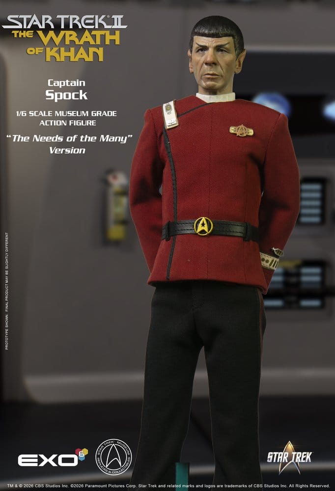 Star Trek: Der Zorn des Khan Actionfigur 1/6 Captain Spock Needs of the Many Version 30 cm - Preorder - ETA: 25.02.2027