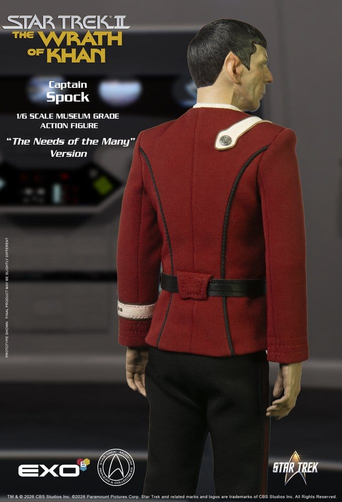 Star Trek: Der Zorn des Khan Actionfigur 1/6 Captain Spock Needs of the Many Version 30 cm - Preorder - ETA: 25.02.2027