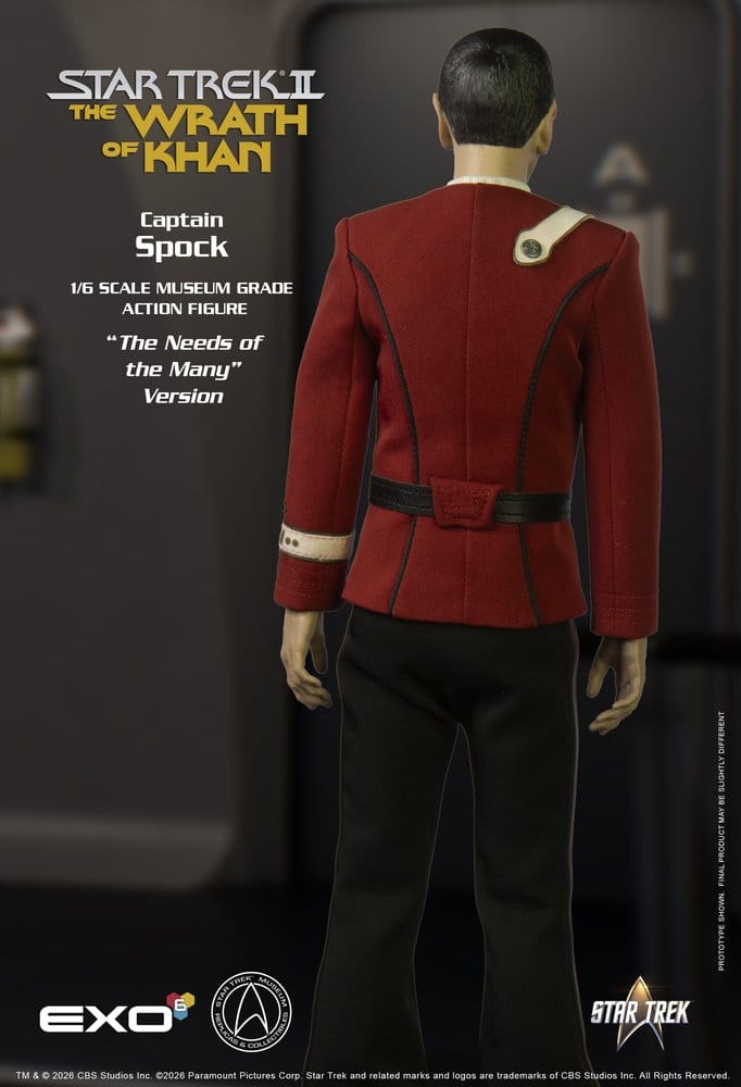 Star Trek: Der Zorn des Khan Actionfigur 1/6 Captain Spock Needs of the Many Version 30 cm - Preorder - ETA: 25.02.2027