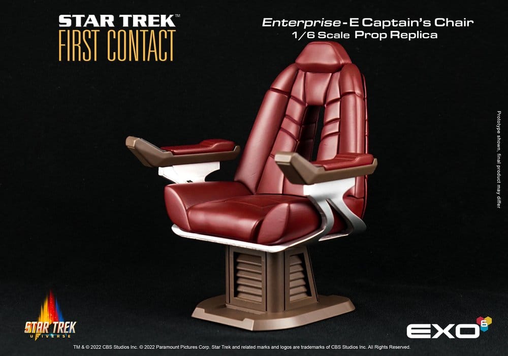 Star Trek: Der erste Kontakt Replik 1/6 Captain's Chair 15 cm - Preorder - ETA: 28.12.2026
