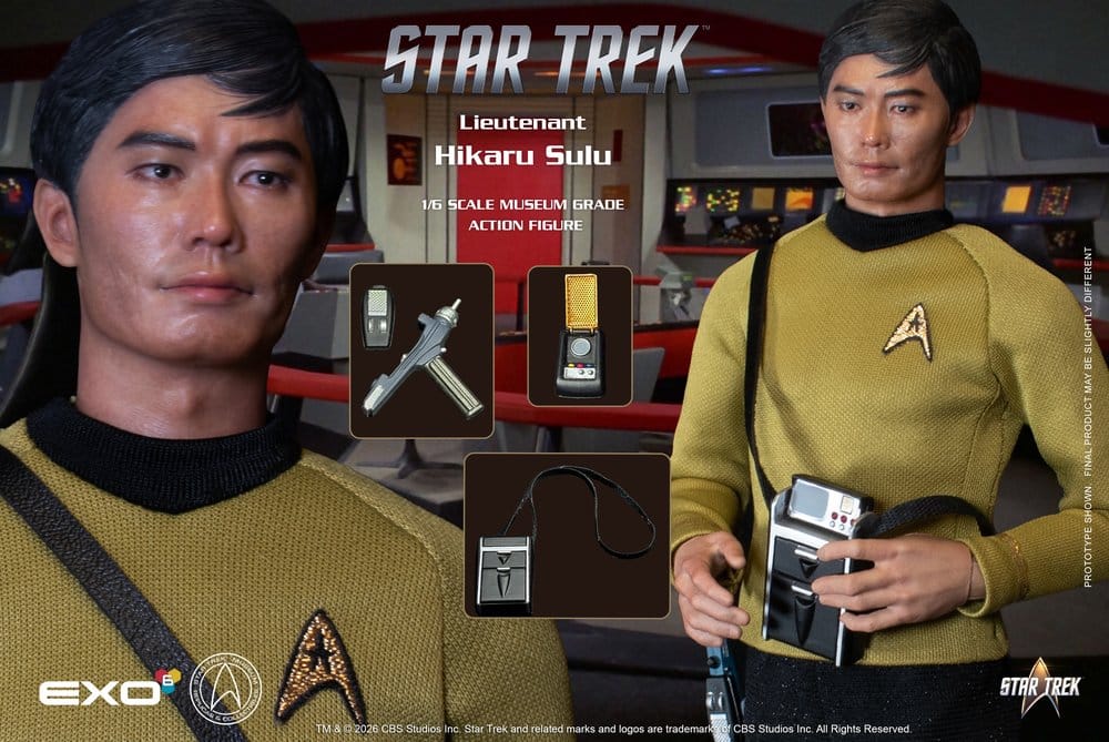 Star Trek: Die Original-Serie Actionfigur 1/6 Lt. Sulu 30 cm - Preorder - ETA: 25.05.2027