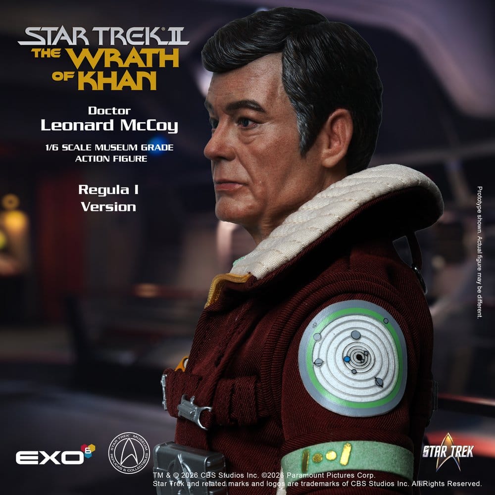 Star Trek II: Der Zorn des Khan Actionfigur 1/6 Dr. Leonard McCoy Regula I Version 30 cm - Preorder - ETA: 25.02.2027