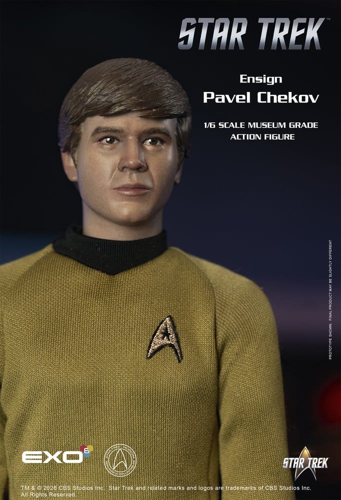 Star Trek: Die Original-Serie Actionfigur 1/6 Ensign Pavel Chekov 30 cm - Preorder - ETA: 25.05.2027