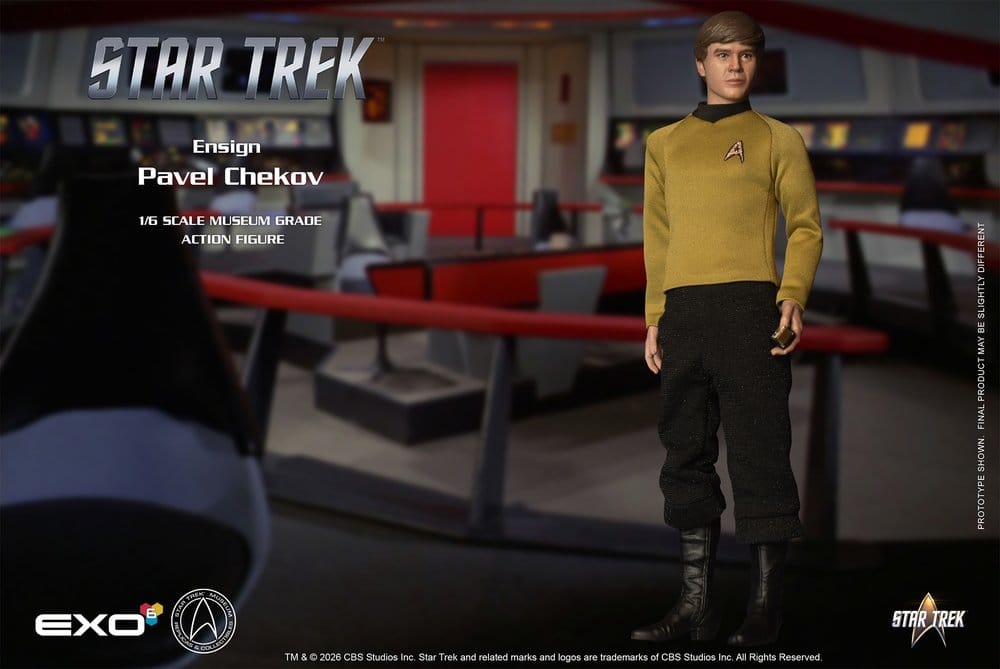 Star Trek: Die Original-Serie Actionfigur 1/6 Ensign Pavel Chekov 30 cm - Preorder - ETA: 25.05.2027