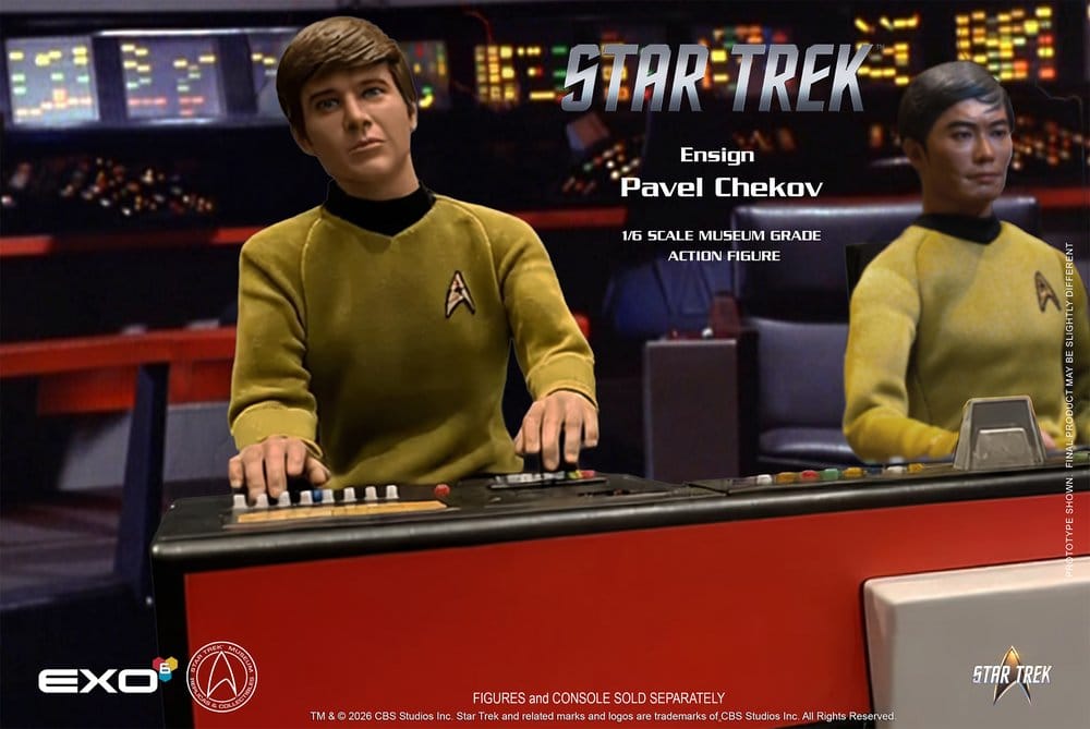 Star Trek: Die Original-Serie Actionfigur 1/6 Ensign Pavel Chekov 30 cm - Preorder - ETA: 25.05.2027