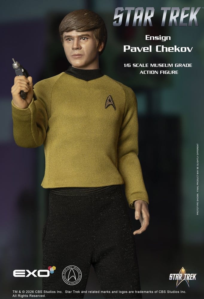 Star Trek: Die Original-Serie Actionfigur 1/6 Ensign Pavel Chekov 30 cm - Preorder - ETA: 25.05.2027