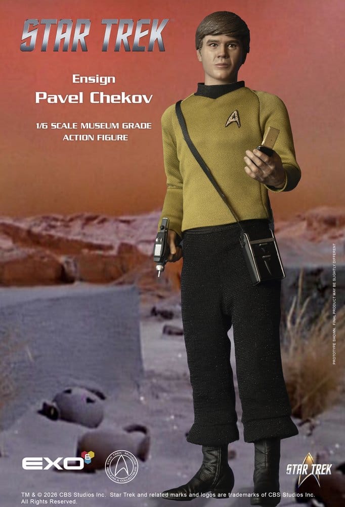 Star Trek: Die Original-Serie Actionfigur 1/6 Ensign Pavel Chekov 30 cm - Preorder - ETA: 25.05.2027