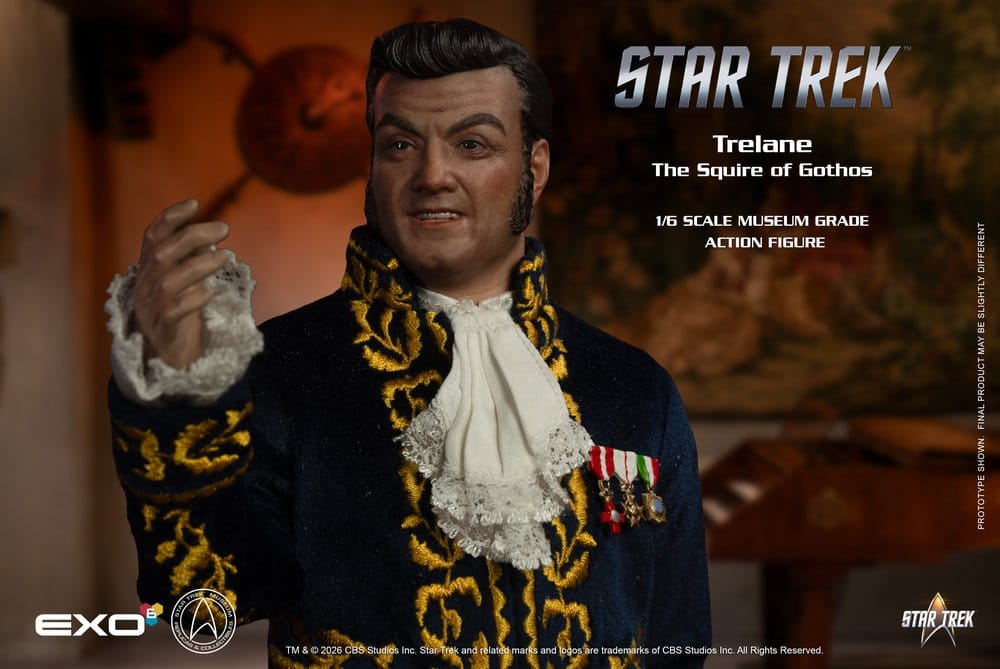 Raumschiff Enterprise Actionfigur 1/6 Trelane, The Squire of Gothos 29 cm - Preorder - ETA: 25.02.2027