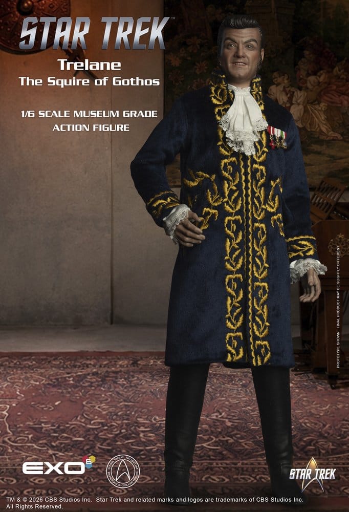 Raumschiff Enterprise Actionfigur 1/6 Trelane, The Squire of Gothos 29 cm - Preorder - ETA: 25.02.2027