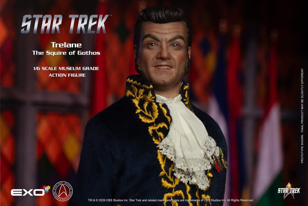 Raumschiff Enterprise Actionfigur 1/6 Trelane, The Squire of Gothos 29 cm - Preorder - ETA: 25.02.2027