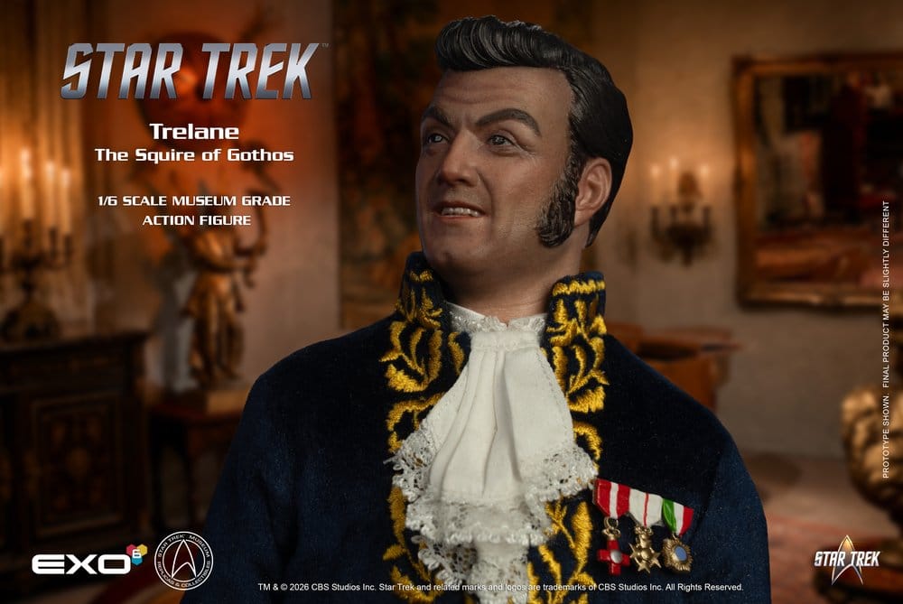 Raumschiff Enterprise Actionfigur 1/6 Trelane, The Squire of Gothos 29 cm - Preorder - ETA: 25.02.2027