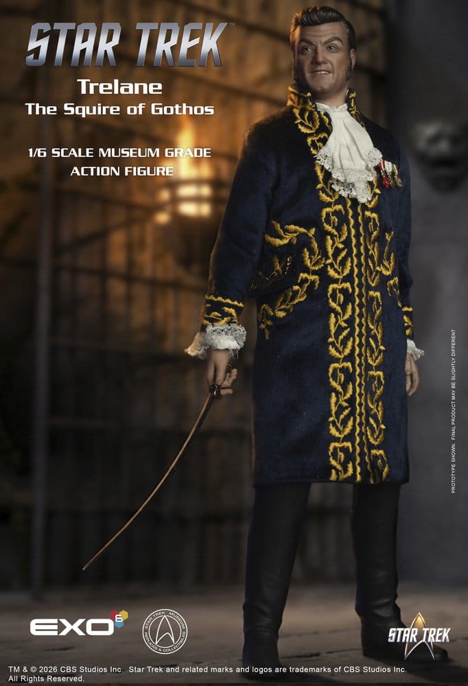 Raumschiff Enterprise Actionfigur 1/6 Trelane, The Squire of Gothos 29 cm - Preorder - ETA: 25.02.2027