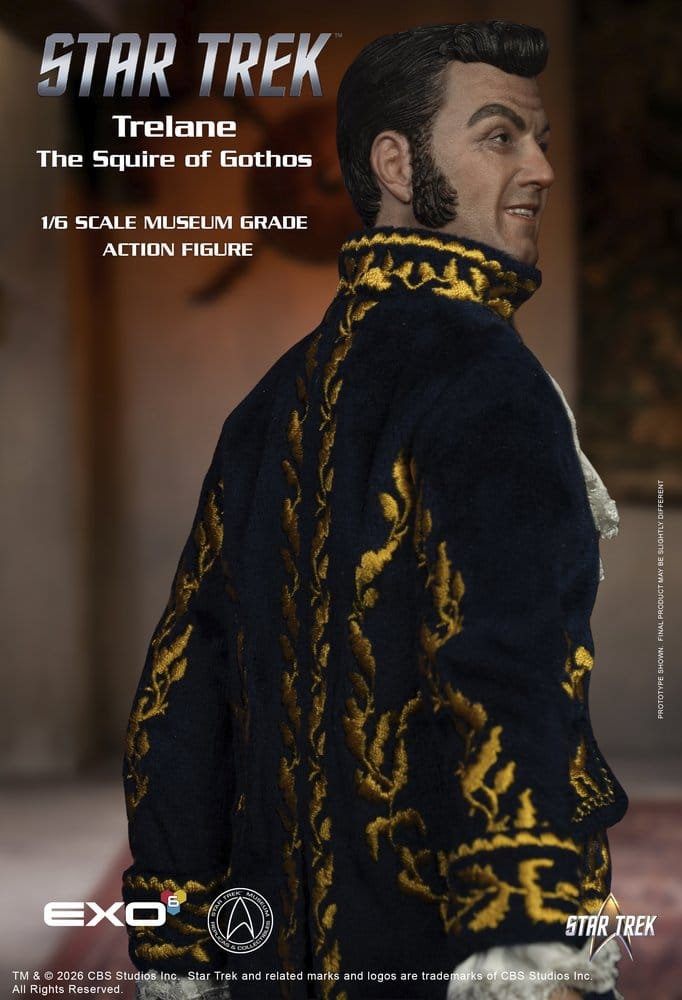 Raumschiff Enterprise Actionfigur 1/6 Trelane, The Squire of Gothos 29 cm - Preorder - ETA: 25.02.2027