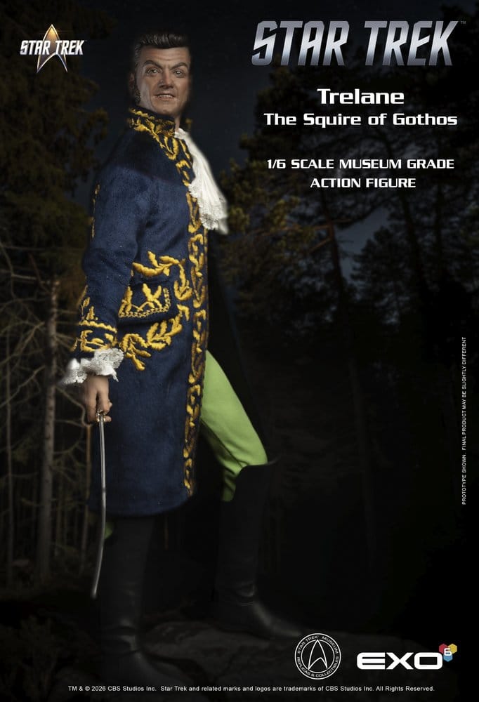 Raumschiff Enterprise Actionfigur 1/6 Trelane, The Squire of Gothos 29 cm - Preorder - ETA: 25.02.2027