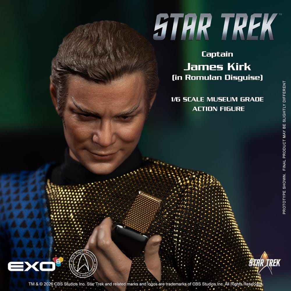 Raumschiff Enterprise Actionfigur 1/6 Captain James T. Kirk (Romulan Disguise) 29 cm - Preorder - ETA: 25.02.2027