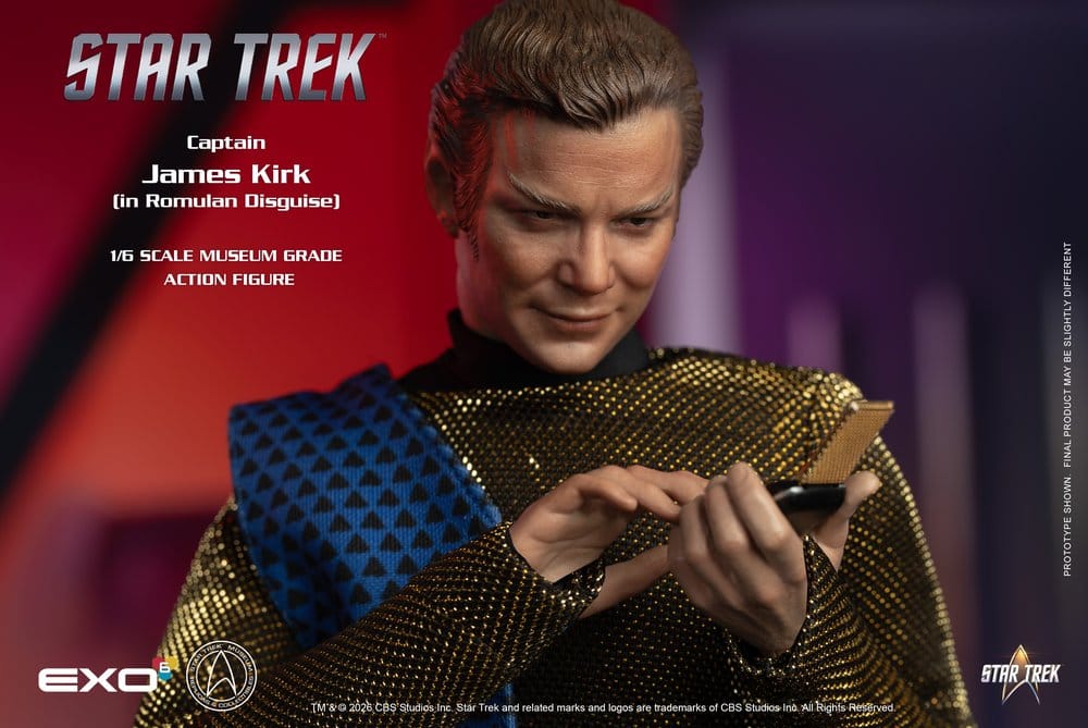Raumschiff Enterprise Actionfigur 1/6 Captain James T. Kirk (Romulan Disguise) 29 cm - Preorder - ETA: 25.02.2027